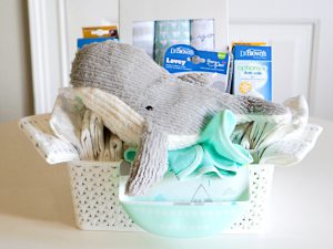 Basket Full Of Baby Essentials