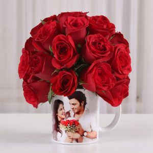 Personalised Roses Mug