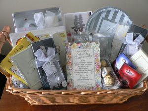 Anniversary gift basket