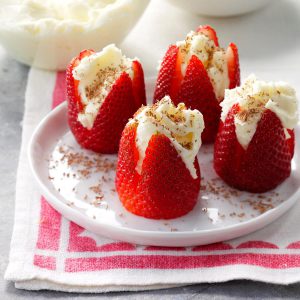 Blissful Stuffed Strawberries