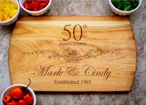 personalised 50th gifts