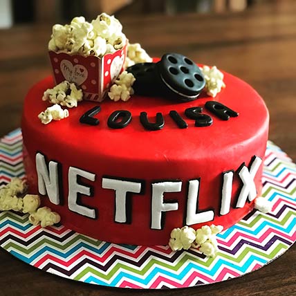 Netflix Theme Cake - A short video from Neeta Bagree's Kitchen - YouTube