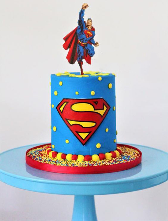 Order Super Dad Fondant Cake 1 Kg Online at Best Price, Free Delivery|IGP  Cakes