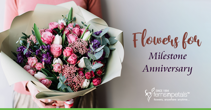 Choose Flowers for Milestone Anniversary