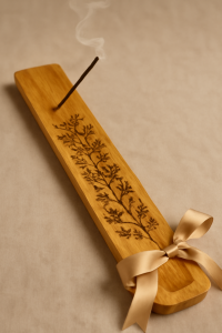 Bamboo incense holder