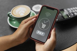 e-commerce shopping through app