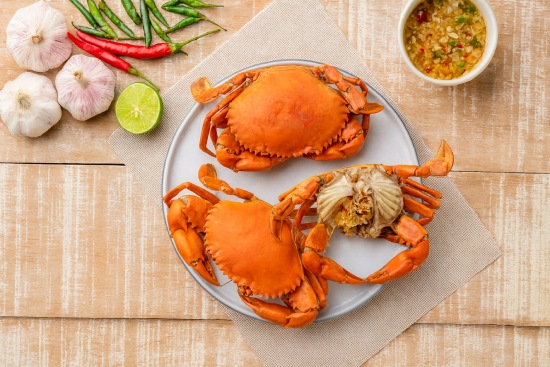 turkey with a chili crab glaze food image